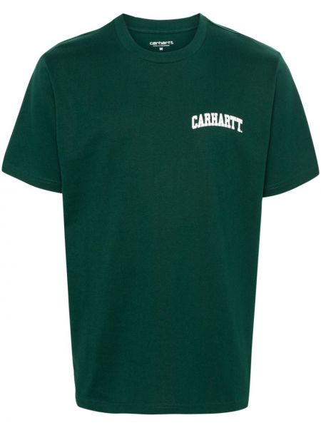 Pamuk tişört Carhartt Wip yeşil