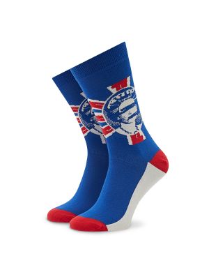 Ψηλές κάλτσες Stereo Socks μπλε