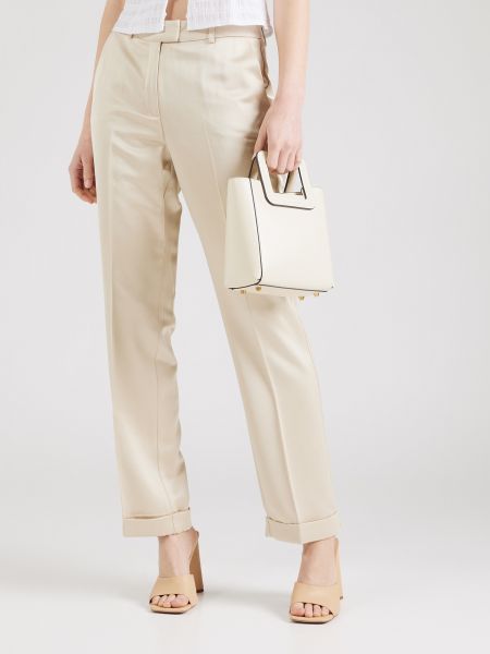Pantalon plissé Comma beige
