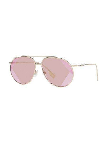 Okulary przeciwsłoneczne Burberry różowe