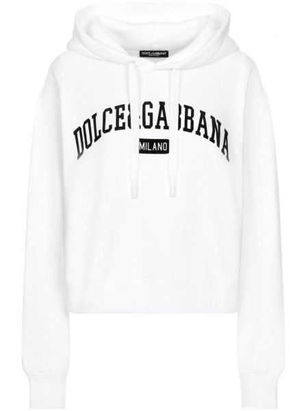 Hættetrøje Dolce & Gabbana hvid