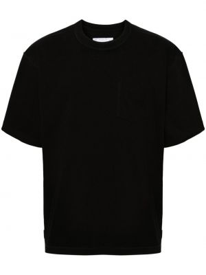 Pamučna majica Sacai crna