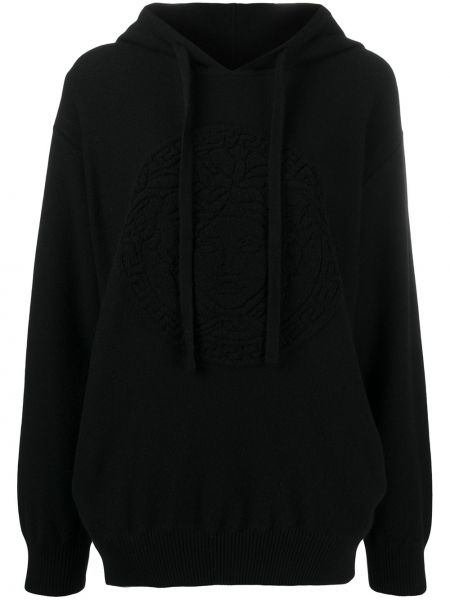 Sudadera con capucha Versace negro