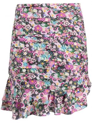Φλοράλ φούστα mini με σχέδιο Isabel Marant ροζ