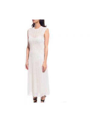 Sukienka midi Fendi biała
