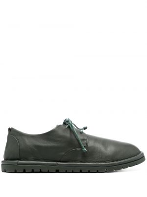 Pantofi oxford cu șireturi din piele din dantelă Marsell verde