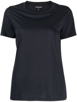 T-shirt en coton Emporio Armani bleu
