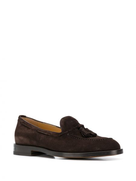 Seemisnahksed loafer-kingad Scarosso pruun