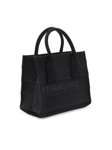 Bolso shopper Salvatore Ferragamo negro