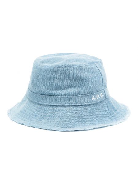 Hut aus baumwoll A.p.c. blau