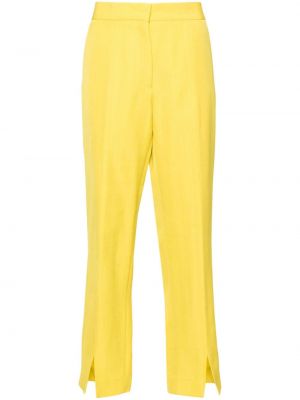 Rovné kalhoty Jil Sander žluté