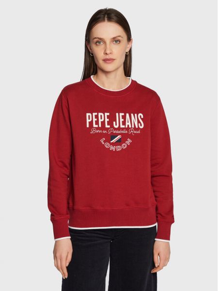 Bluza dresowa Pepe Jeans czerwona