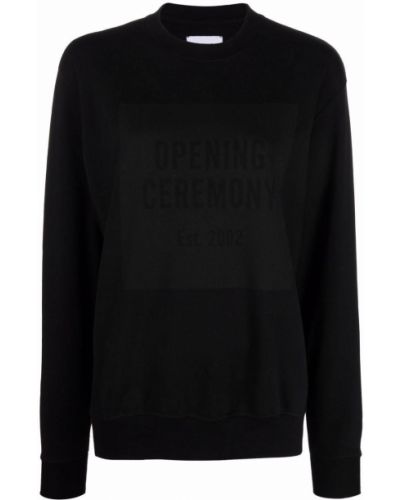Sweatshirt mit rundem ausschnitt Opening Ceremony schwarz