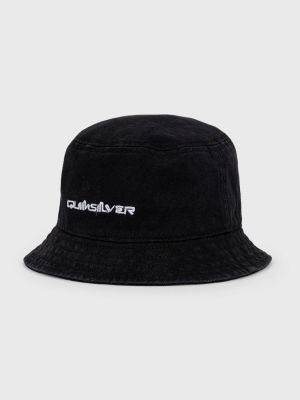 Черная хлопковая шляпа Quiksilver