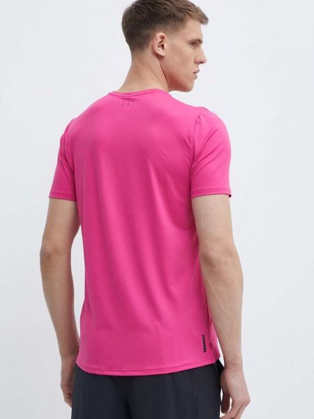 Однотонная футболка Under Armour розовая