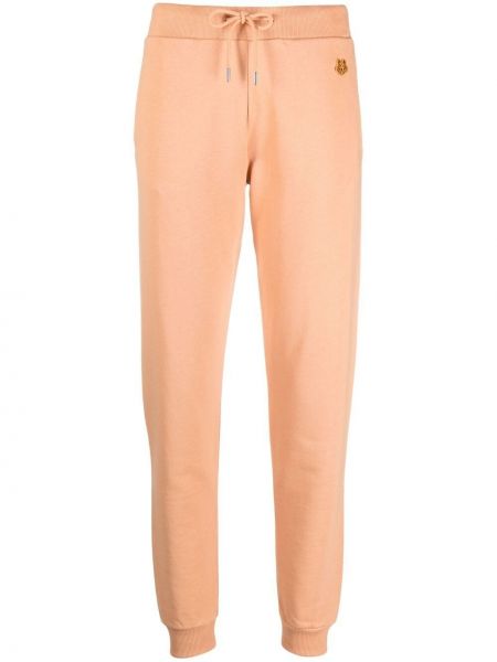 Pantalones de chándal con rayas de tigre Kenzo naranja