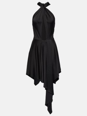 Mini robe asymétrique Stella Mccartney noir
