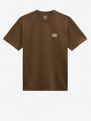 Polo marškinėliai Vans ruda
