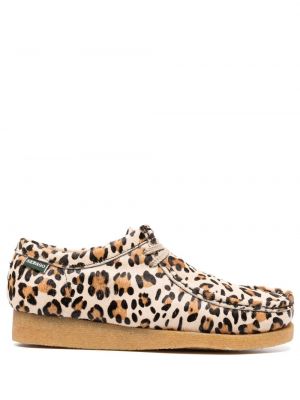 Pantofi loafer cu imagine cu model leopard cu vârf pătrat Sebago