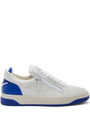 Læder sneakers Giuseppe Zanotti hvid