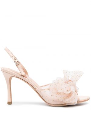 Usnjene sandali Kate Spade roza
