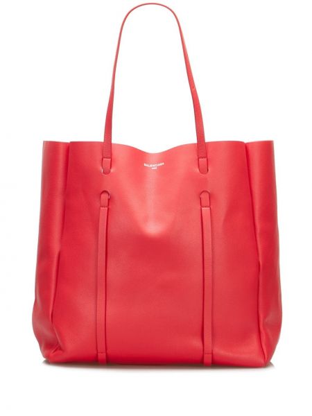 Nákupná taška Balenciaga Pre-owned červená