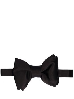 Μεταξωτή σατέν γραβάτα Tom Ford μαύρο