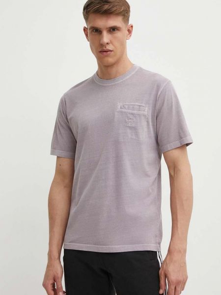 Fioletowa koszulka bawełniana Adidas Originals