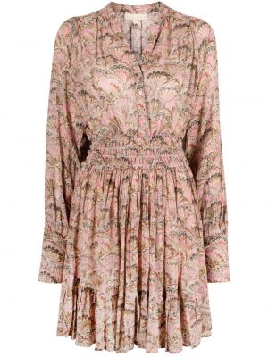 Μάξι φόρεμα με σχέδιο Bytimo ροζ