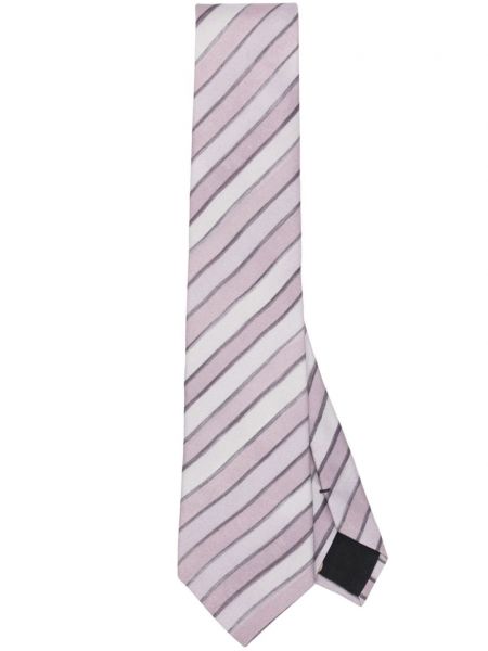 Cravate en soie Paul Smith violet