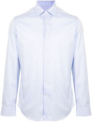 Camisa con botones Corneliani azul