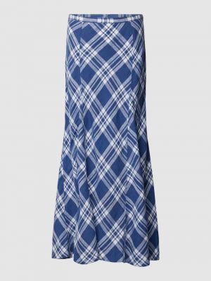 Długa spódnica Polo Ralph Lauren niebieska
