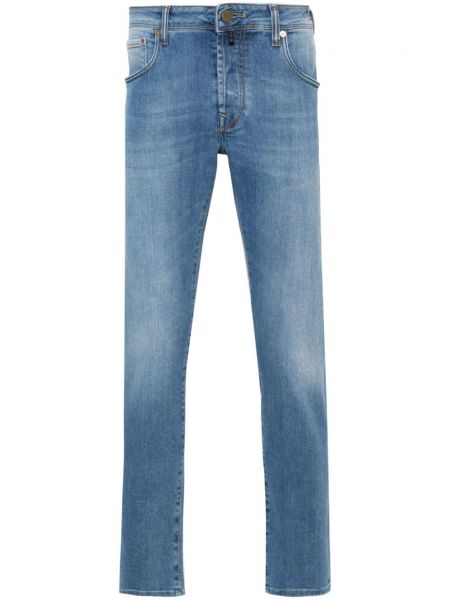 Jeans slim Incotex bleu