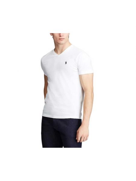 Koszulka slim fit klasyczna Polo Ralph Lauren biała