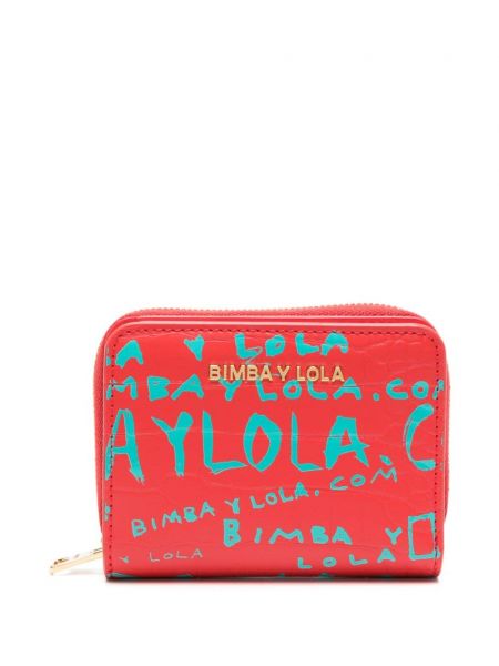 Peňaženka s potlačou Bimba Y Lola červená