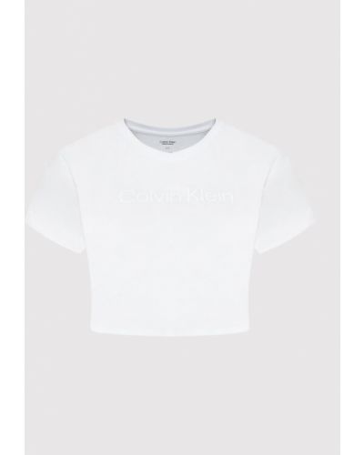 T-shirt Calvin Klein Performance, biały