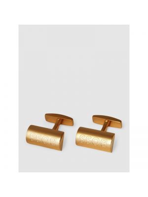 Spinki do mankietów z detalami z logo model ‘GOLD’ Boss