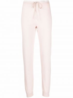Kašmírové sportovní kalhoty D.exterior růžové