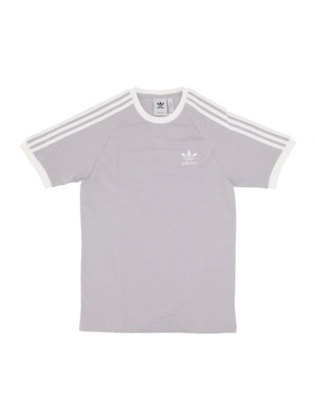 Koszulka w paski Adidas szara