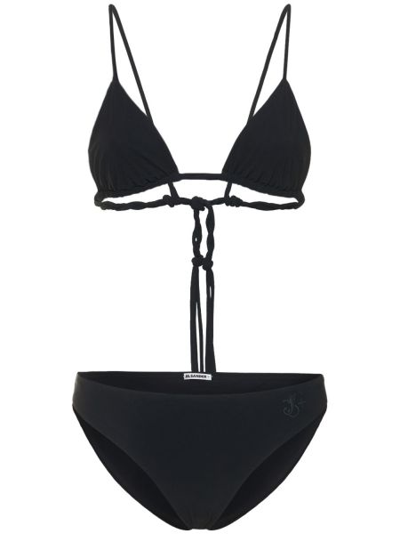 Bikini i jersey Jil Sander sort