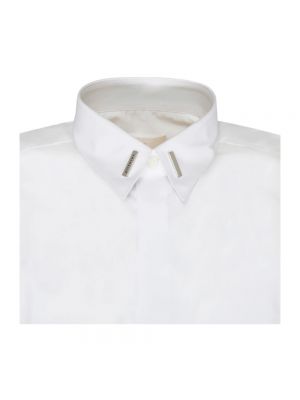 Camisa slim fit de algodón Givenchy blanco