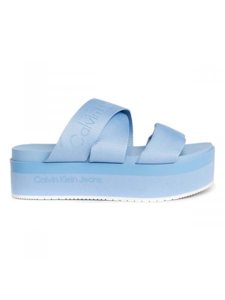 Sportske sportske sandale Calvin Klein Jeans plava