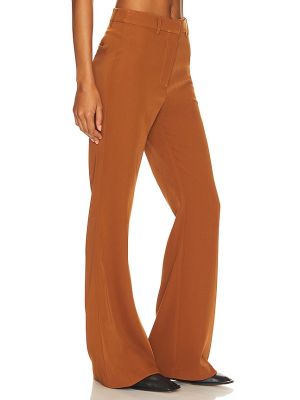 Pantalones ajustados bootcut Bardot marrón