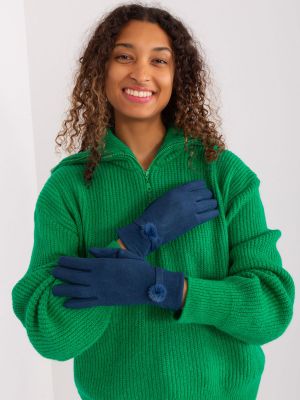 Mănuși Fashionhunters albastru