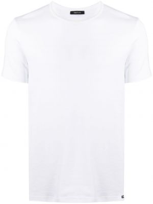 Koszulka z krótkim rękawem Tom Ford biała