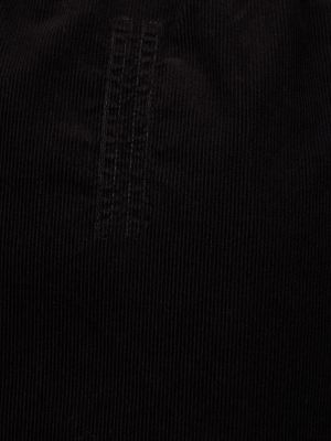 Памучна мини пола от рипсено кадифе Rick Owens черно