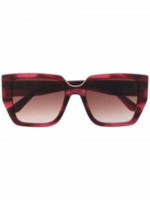 Oversized γυαλιά ηλίου Karl Lagerfeld κόκκινο