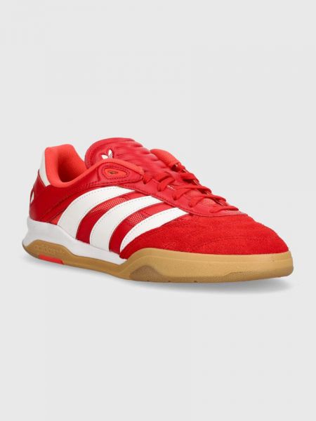 Kožne tenisice Adidas Originals crvena