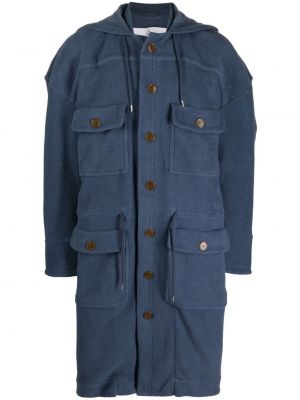 Plašč s kapuco Vivienne Westwood modra