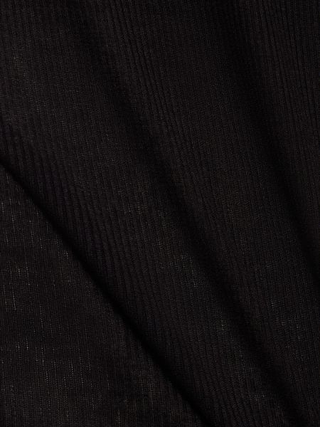Canotta in viscosa in jersey Agolde nero